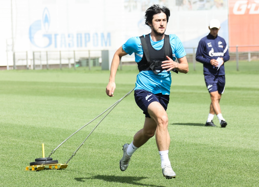 Тренировка «Зенита» перед матчем с «Химками»