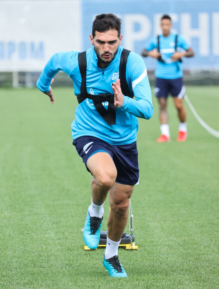 Тренировка «Зенита» перед матчем с «Химками»