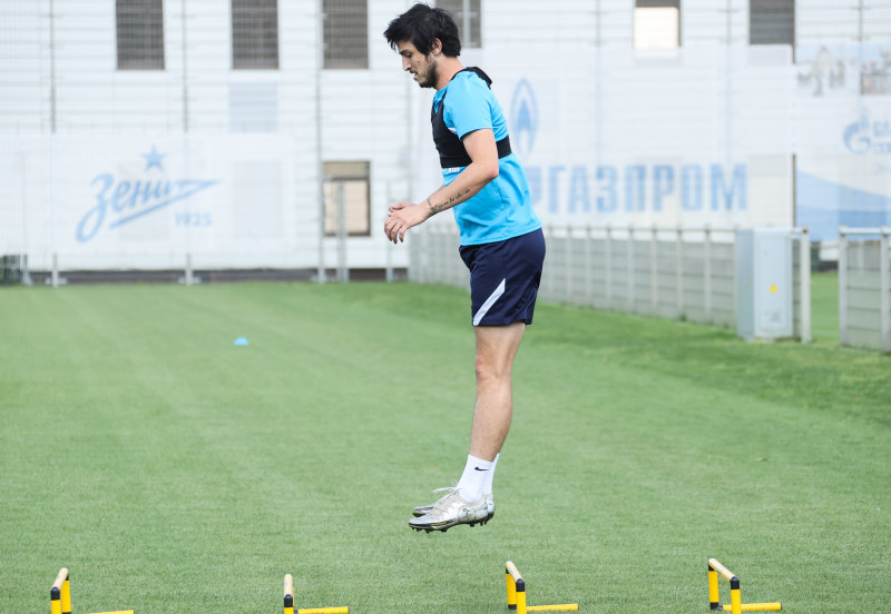 Тренировка «Зенита» перед матчем с «Химками»