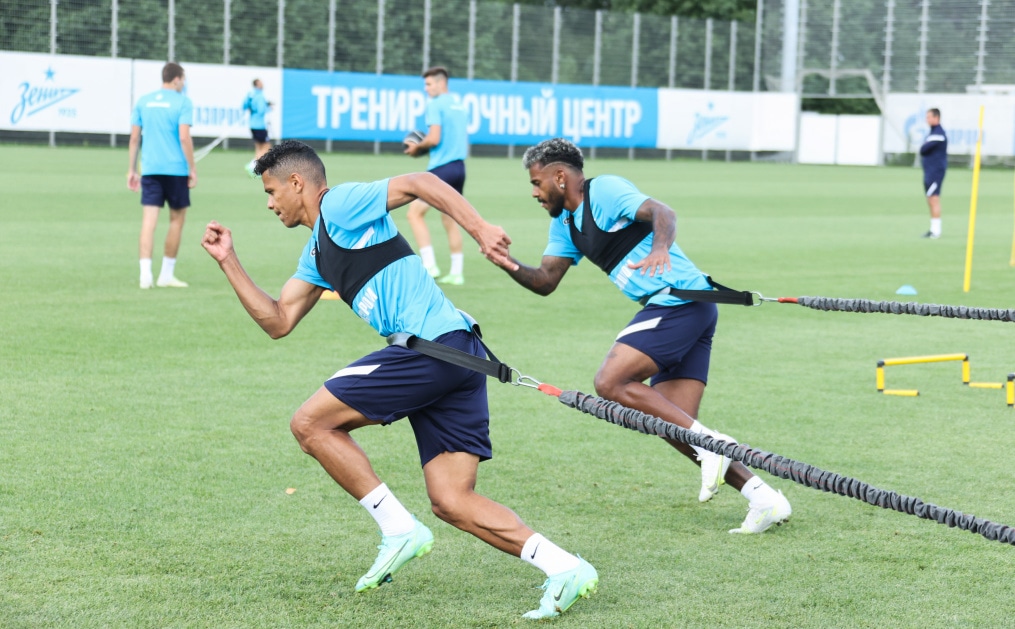 Тренировка «Зенита» перед матчем с «Химками»