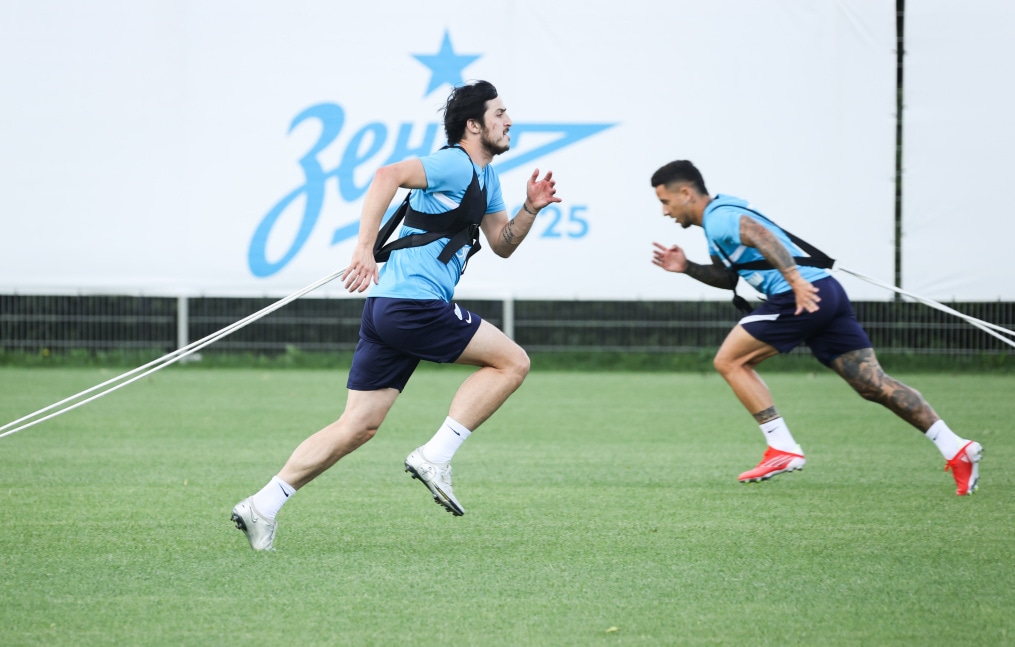 Тренировка «Зенита» перед матчем с «Химками»