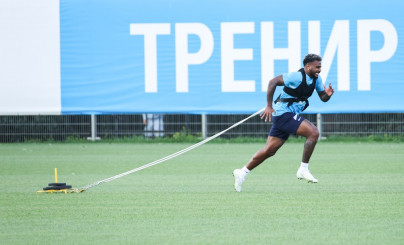 Тренировка «Зенита» перед матчем с «Химками»