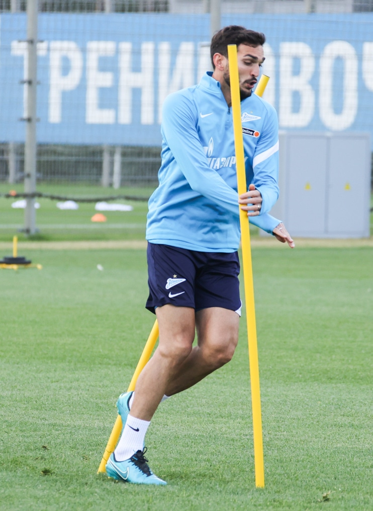 Тренировка «Зенита» перед матчем с «Химками»