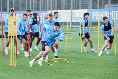 Тренировка «Зенита» перед матчем с «Химками»
