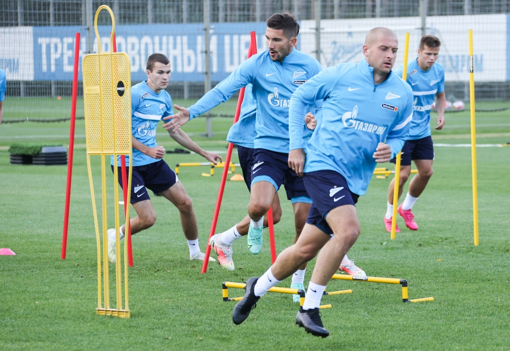 Тренировка «Зенита» перед матчем с «Химками»