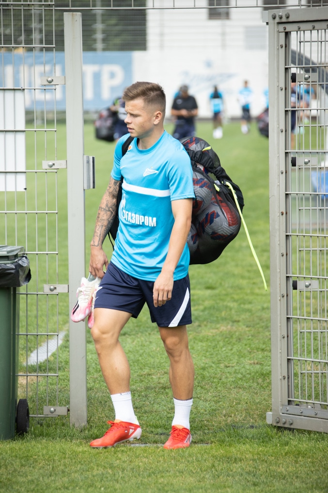 Тренировка «Зенита» перед матчем с «Ростовом»