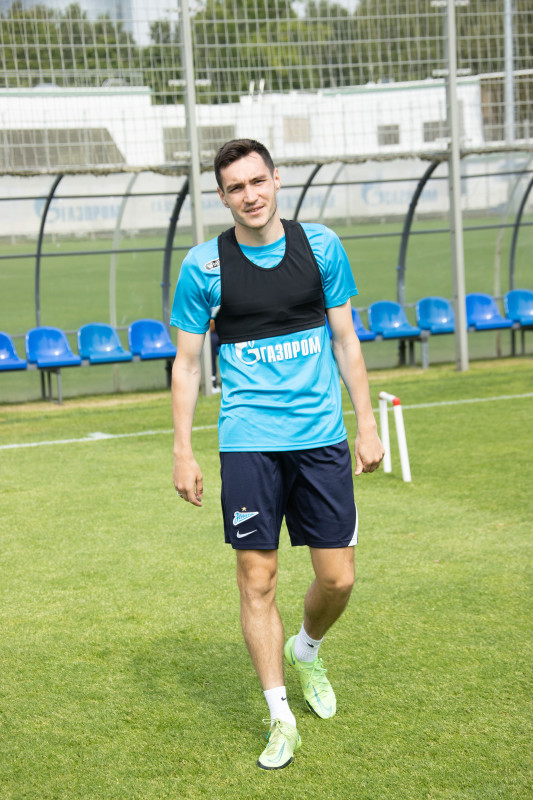 Тренировка «Зенита» перед матчем с «Ростовом»