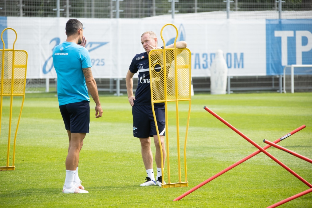 Тренировка «Зенита» перед матчем с «Ростовом»