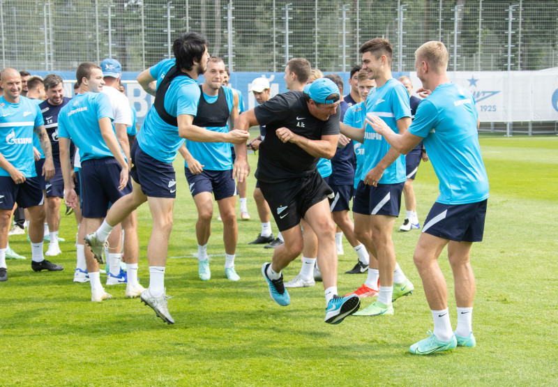 Тренировка «Зенита» перед матчем с «Ростовом»