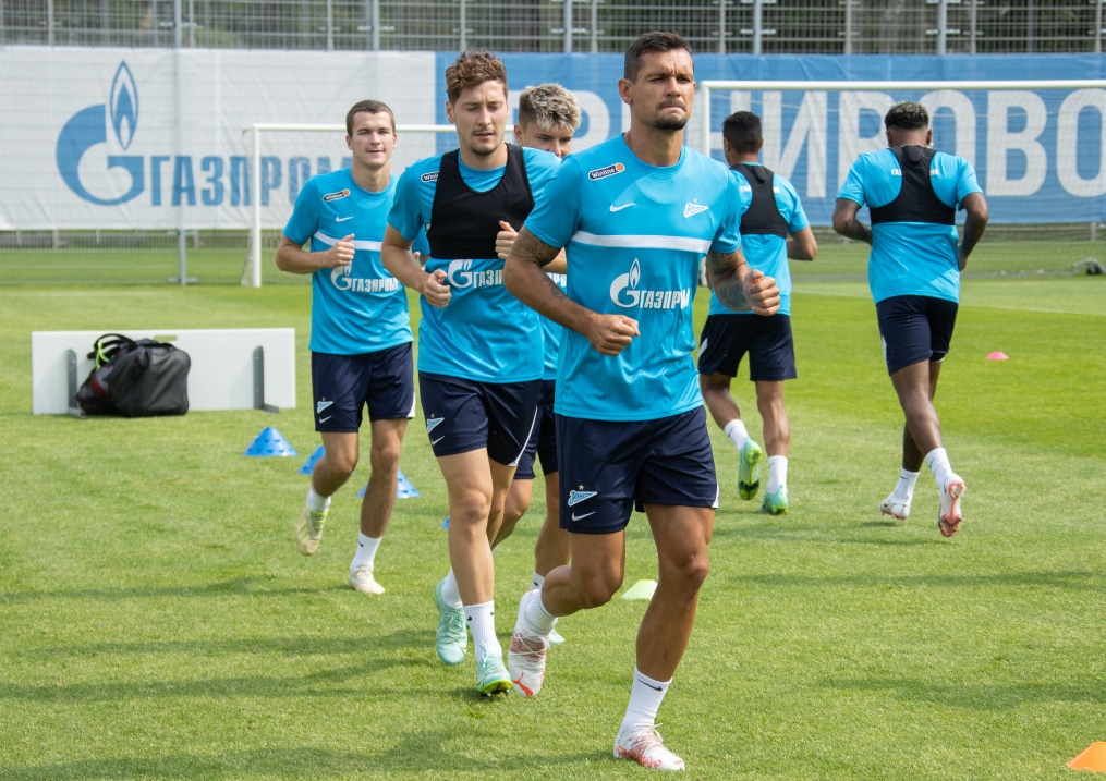 Тренировка «Зенита» перед матчем с «Ростовом»