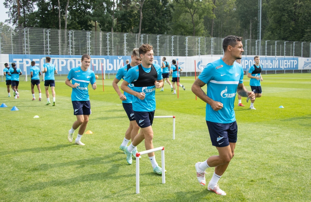 Тренировка «Зенита» перед матчем с «Ростовом»
