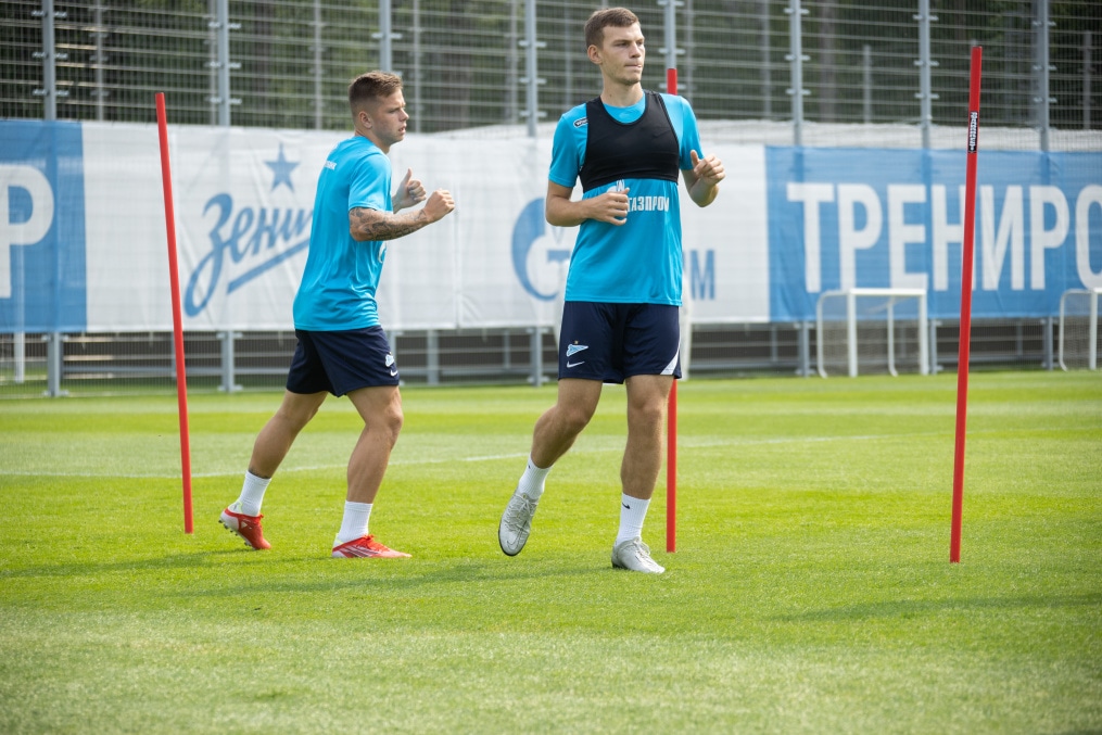 Тренировка «Зенита» перед матчем с «Ростовом»