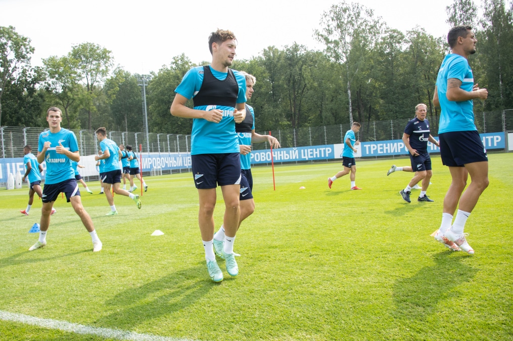Тренировка «Зенита» перед матчем с «Ростовом»