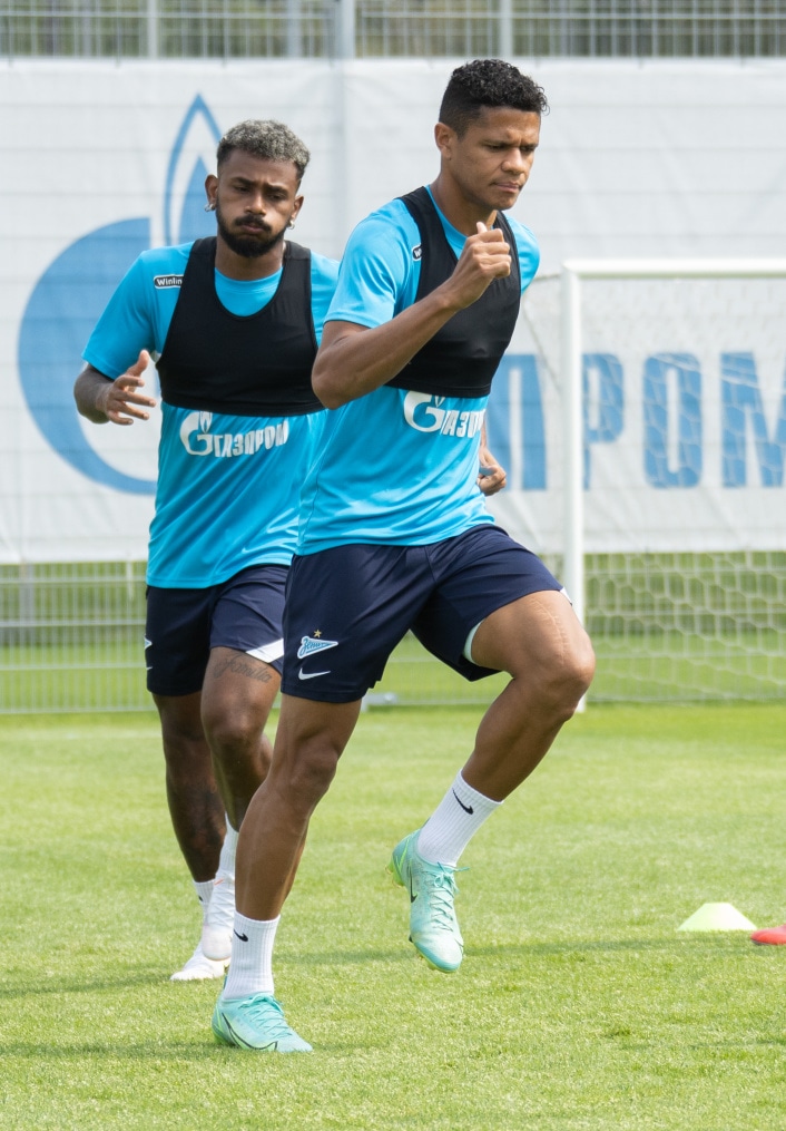 Тренировка «Зенита» перед матчем с «Ростовом»