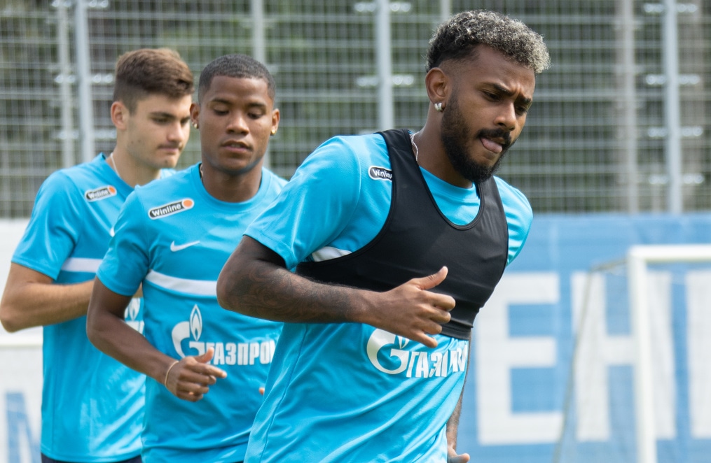 Тренировка «Зенита» перед матчем с «Ростовом»