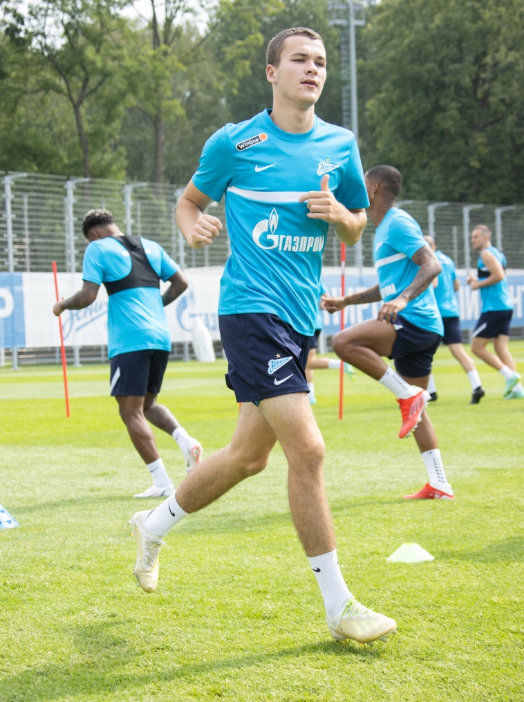 Тренировка «Зенита» перед матчем с «Ростовом»