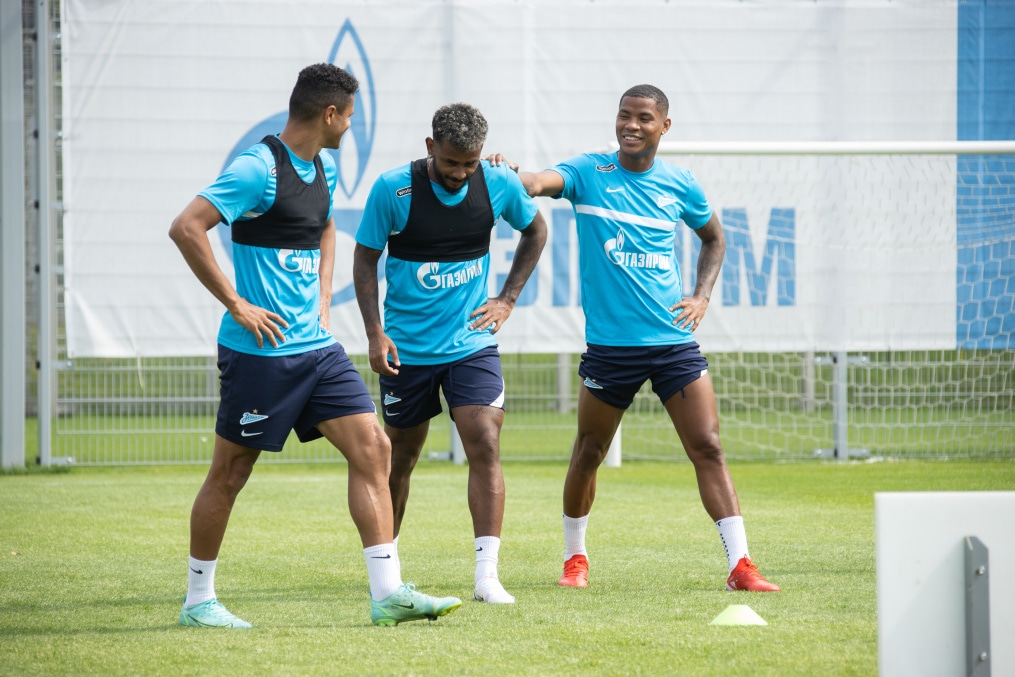 Тренировка «Зенита» перед матчем с «Ростовом»