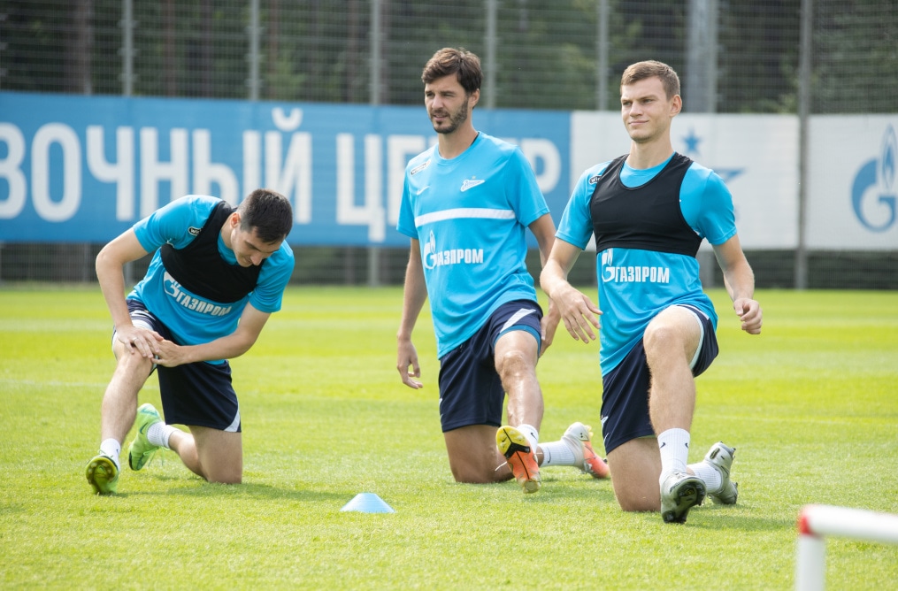 Тренировка «Зенита» перед матчем с «Ростовом»