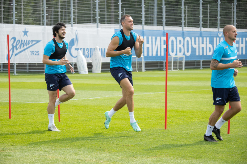 Тренировка «Зенита» перед матчем с «Ростовом»