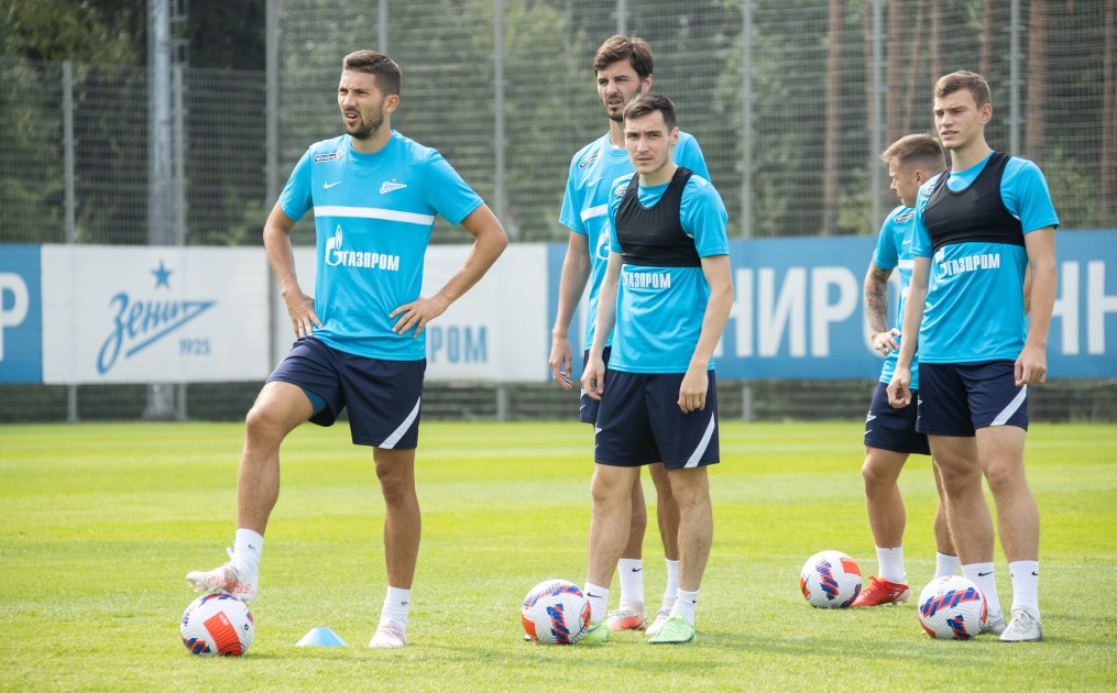 Тренировка «Зенита» перед матчем с «Ростовом»