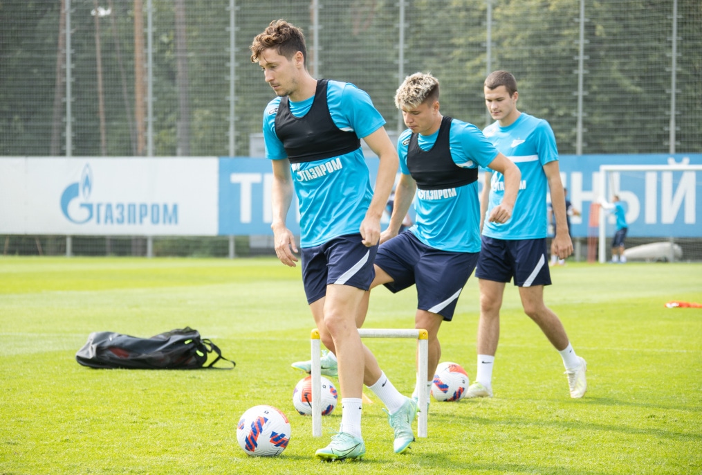 Тренировка «Зенита» перед матчем с «Ростовом»
