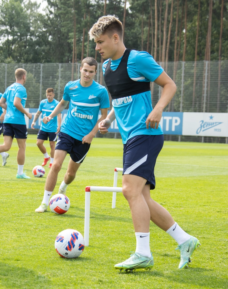 Тренировка «Зенита» перед матчем с «Ростовом»