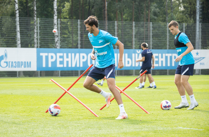 Тренировка «Зенита» перед матчем с «Ростовом»