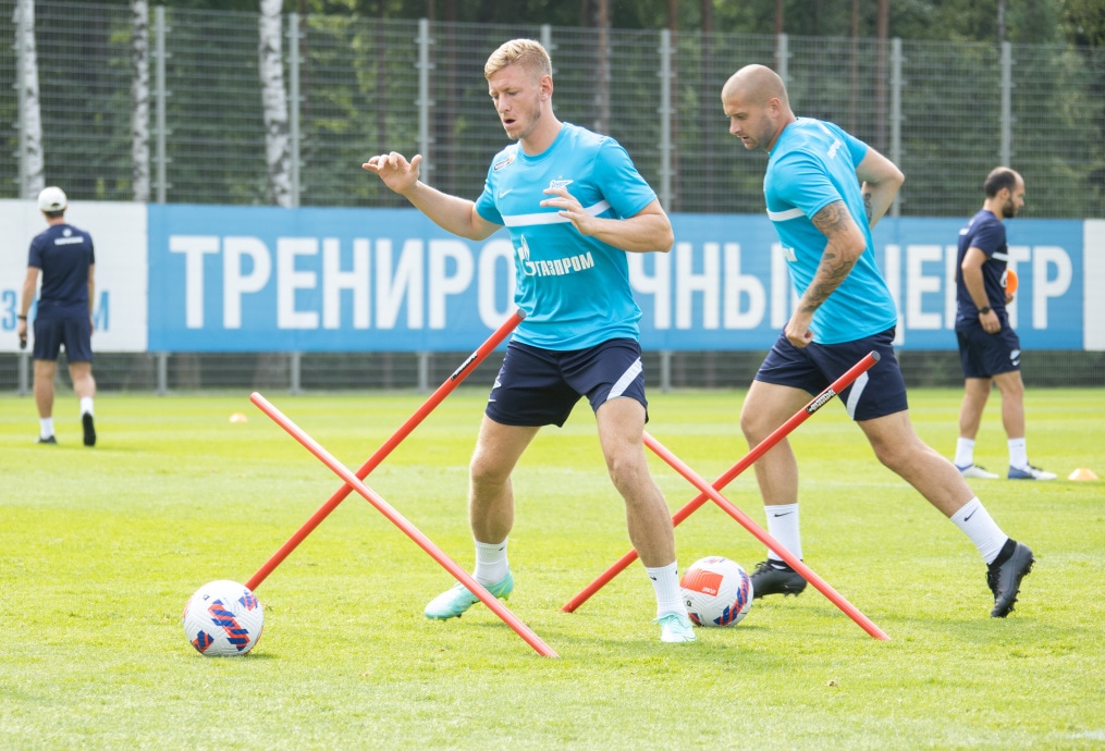 Тренировка «Зенита» перед матчем с «Ростовом»