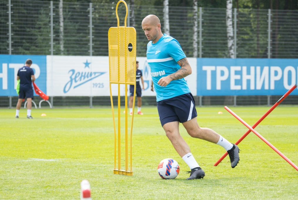 Тренировка «Зенита» перед матчем с «Ростовом»