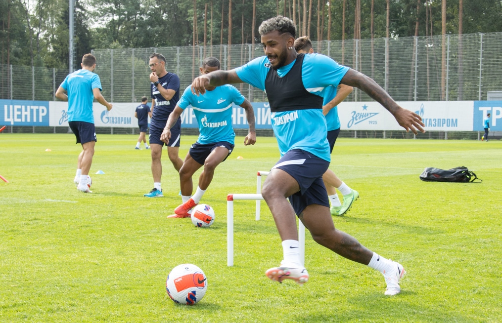 Тренировка «Зенита» перед матчем с «Ростовом»