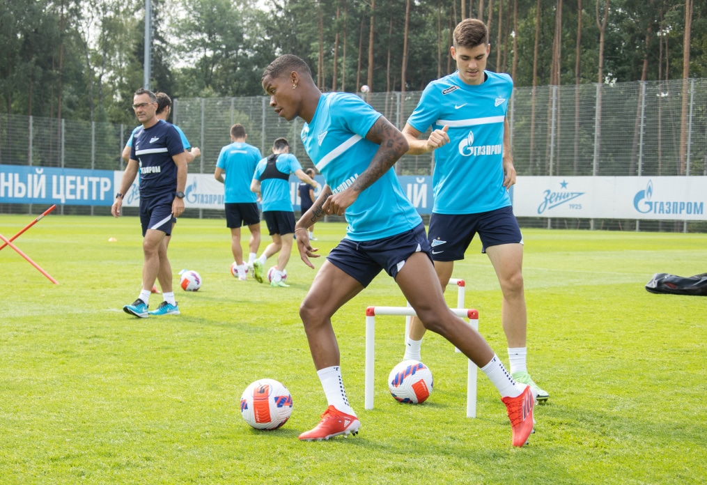 Тренировка «Зенита» перед матчем с «Ростовом»