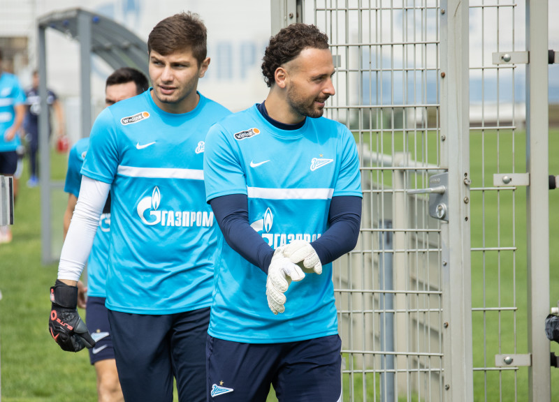 Тренировка «Зенита» перед матчем с «Ростовом»