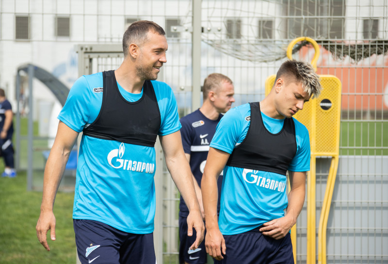 Тренировка «Зенита» перед матчем с «Ростовом»