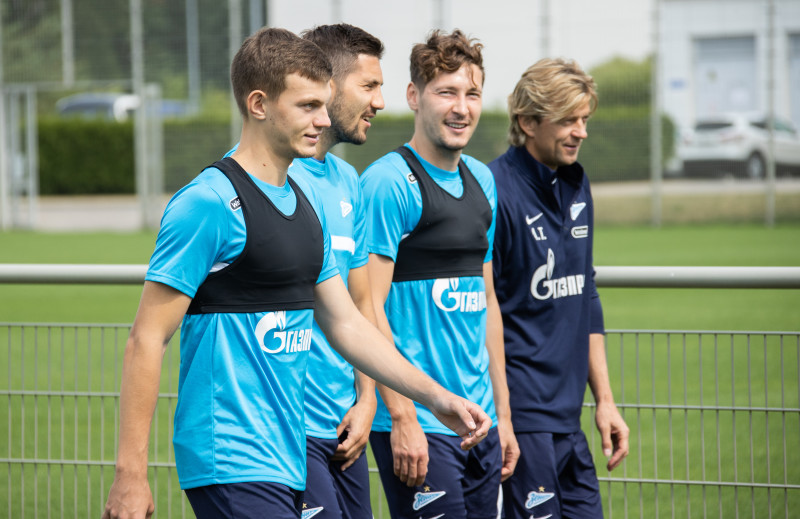 Тренировка «Зенита» перед матчем с «Ростовом»