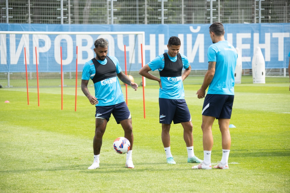 Тренировка «Зенита» перед матчем с «Ростовом»