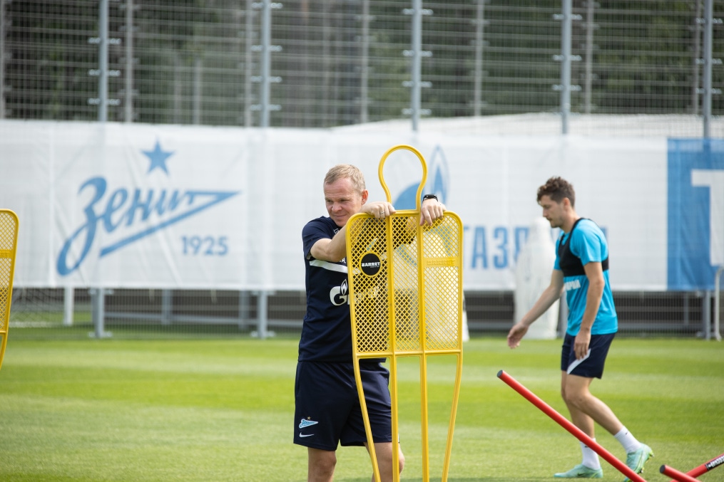 Тренировка «Зенита» перед матчем с «Ростовом»