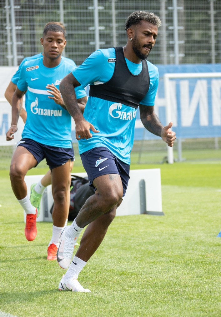 Тренировка «Зенита» перед матчем с «Ростовом»