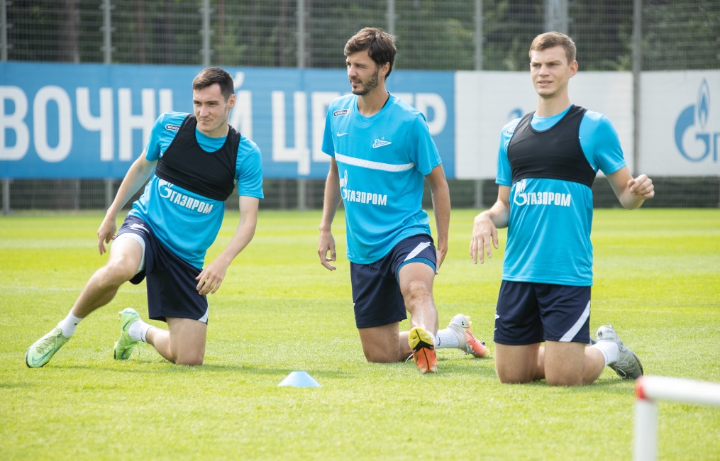 Тренировка «Зенита» перед матчем с «Ростовом»