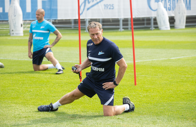 Тренировка «Зенита» перед матчем с «Ростовом»