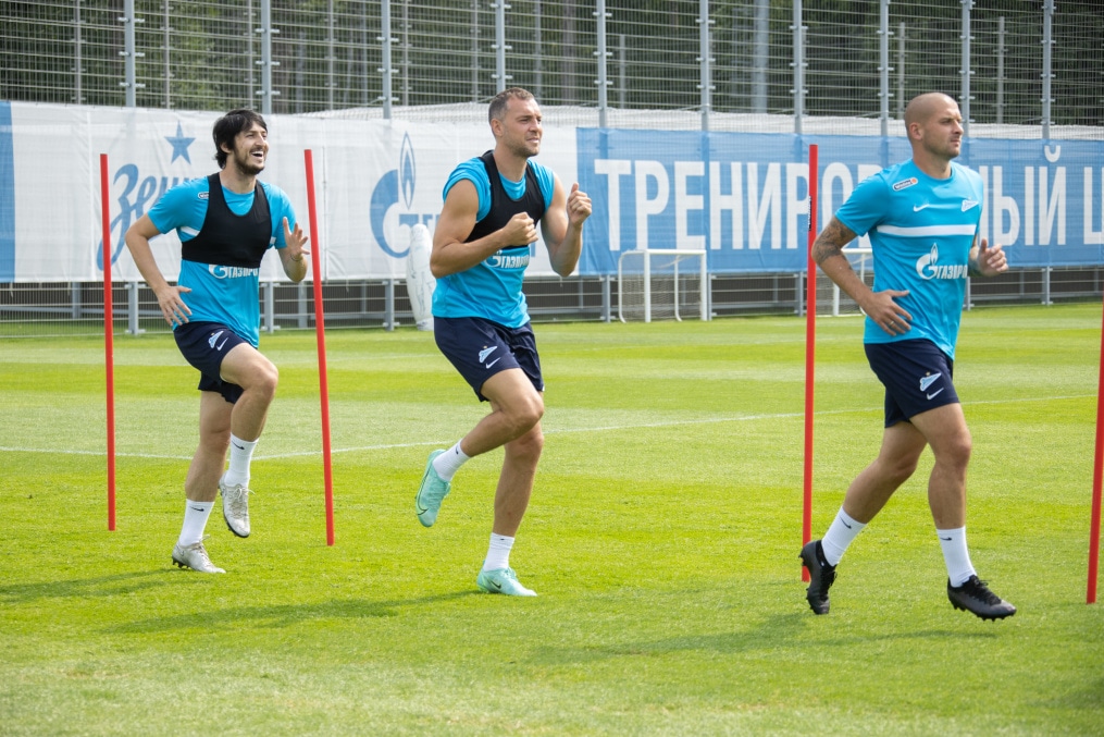 Тренировка «Зенита» перед матчем с «Ростовом»