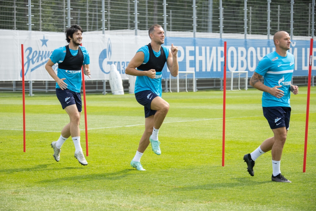 Тренировка «Зенита» перед матчем с «Ростовом»