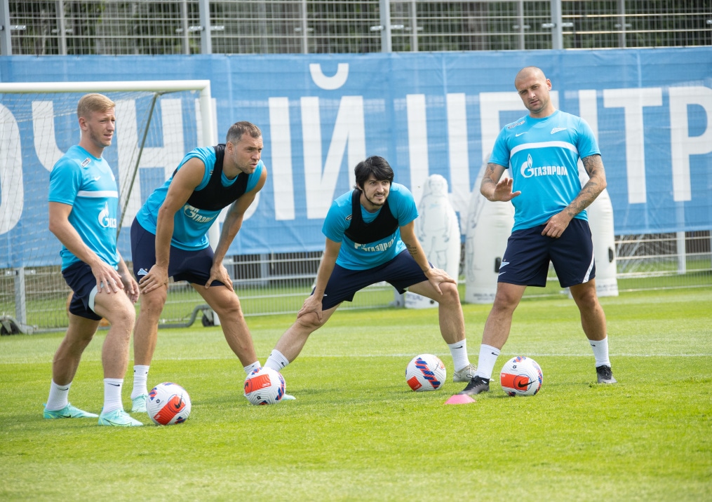 Тренировка «Зенита» перед матчем с «Ростовом»