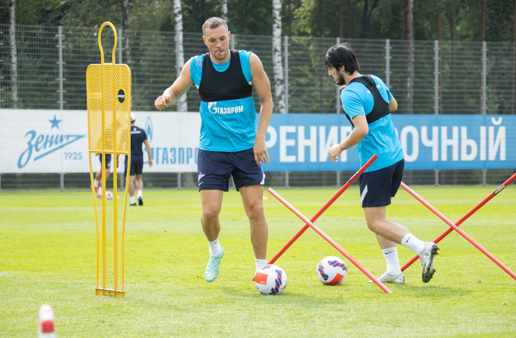Тренировка «Зенита» перед матчем с «Ростовом»