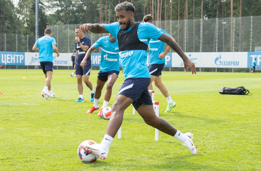 Тренировка «Зенита» перед матчем с «Ростовом»
