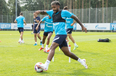 Тренировка «Зенита» перед матчем с «Ростовом»