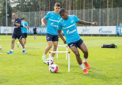 Тренировка «Зенита» перед матчем с «Ростовом»