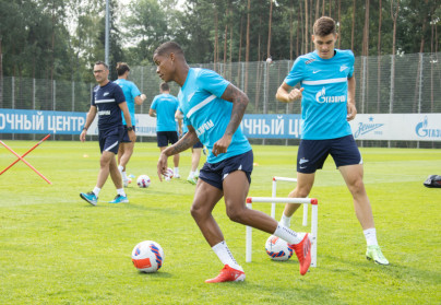 Тренировка «Зенита» перед матчем с «Ростовом»