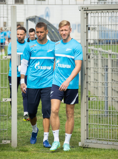 Тренировка «Зенита» перед матчем с «Ростовом»