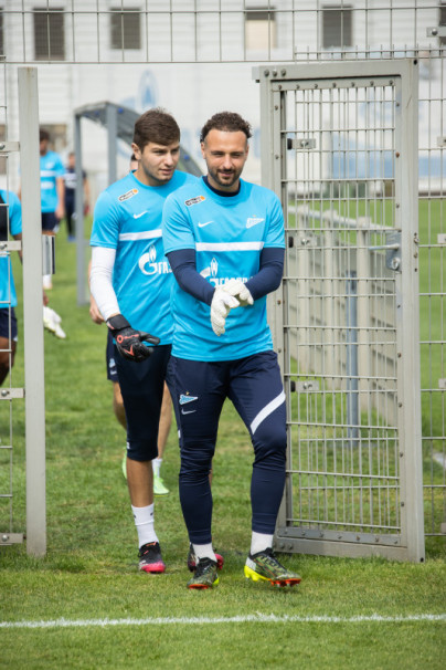 Тренировка «Зенита» перед матчем с «Ростовом»