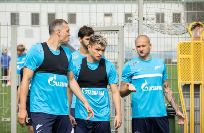 Тренировка «Зенита» перед матчем с «Ростовом»